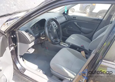 2001 Honda Civic Dx from USA, damaged, VIN 2HGES16251H539517